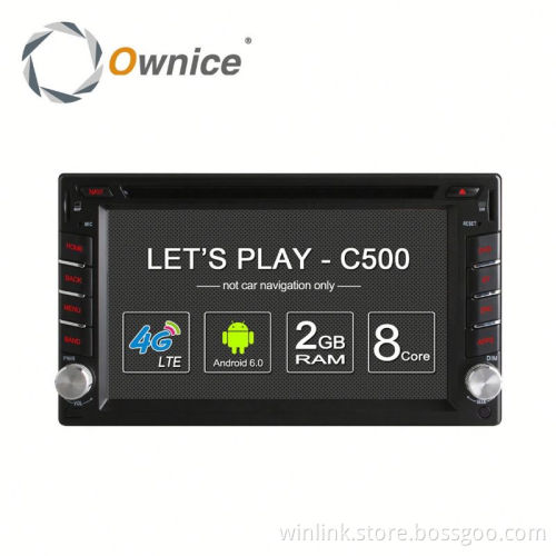 Ownice 4 core 2G RAM car GPS navi for nissan universal with multimedia player With WIFI gps rds BT radio